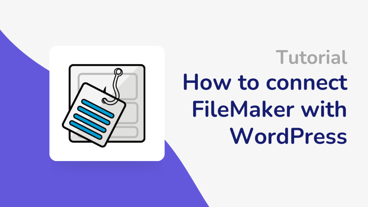 The Thumbnail image of the blogpost How to connect FileMaker with WordPress