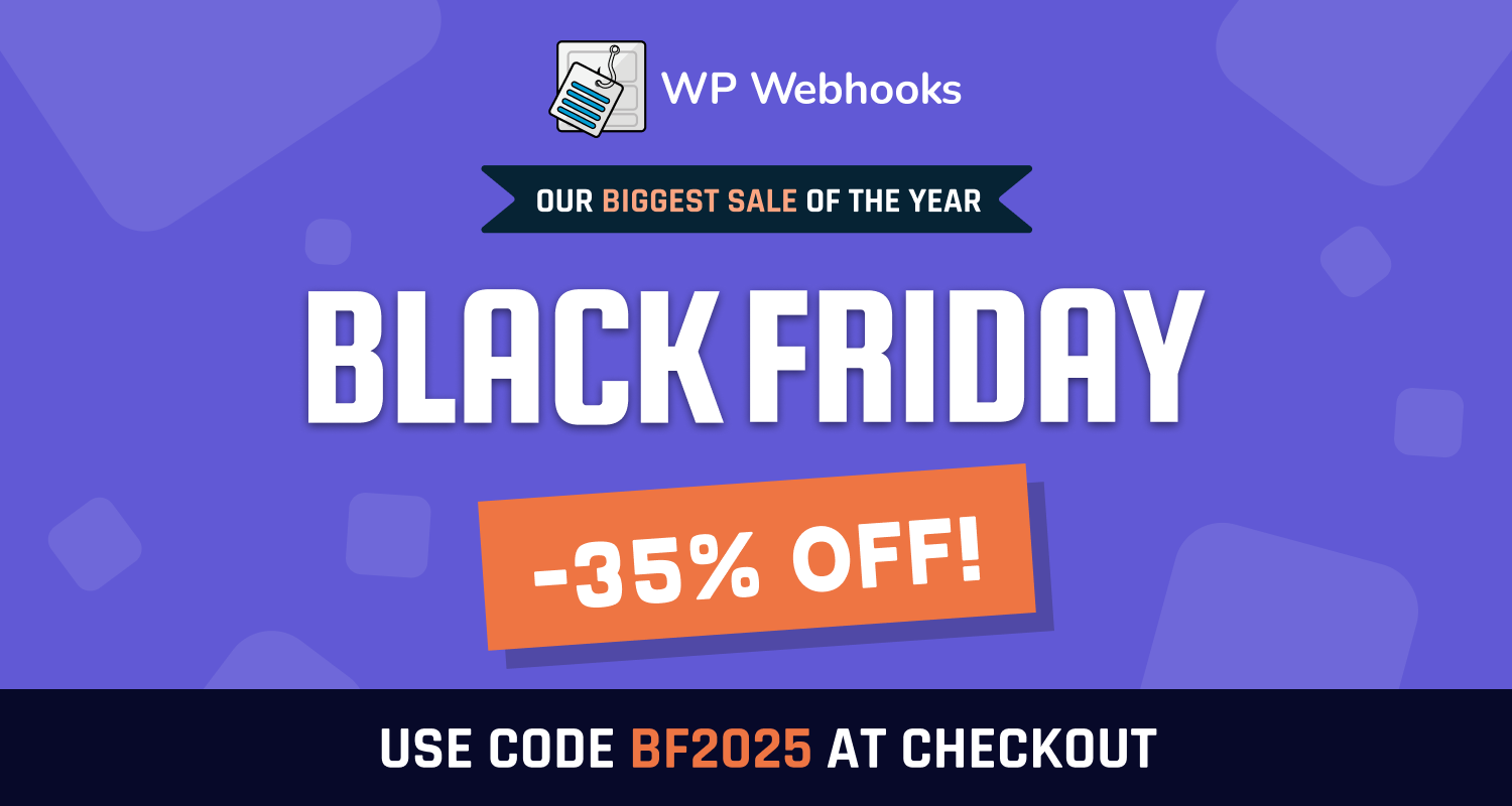 WP Webhooks Black Friday Deal